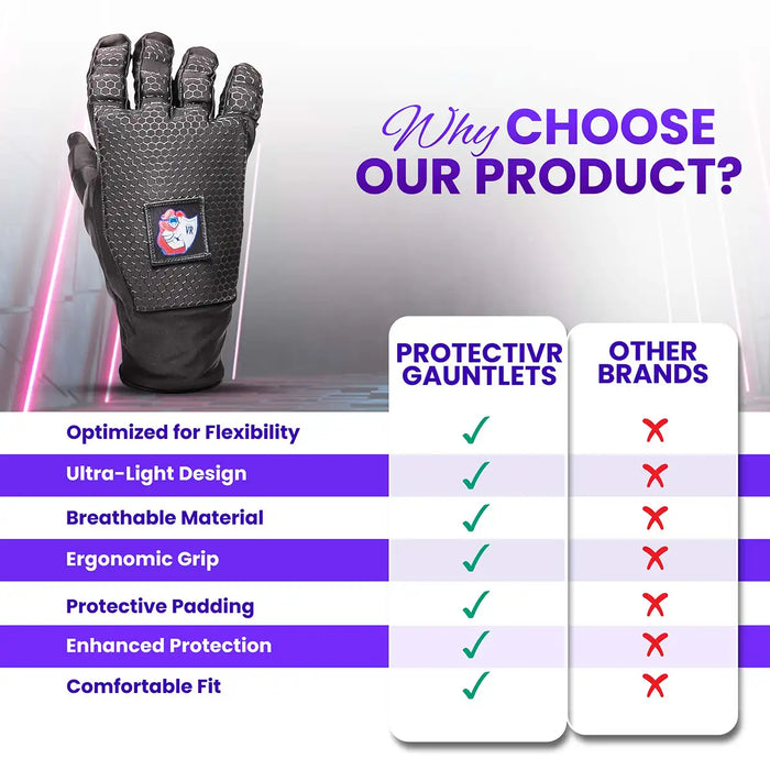 ProtectiVR Gauntlets - VR Controllers Safety Gloves Knoxlabs VR marketplace