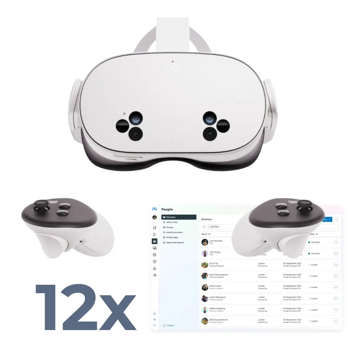 K-12 VR Kit for Classroom | 12 Students | Quest 3S 128GB | 3-year Warranty