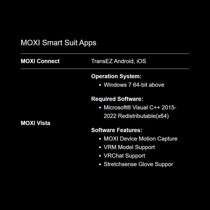 MOXI MoCap Suit S100 | Knoxlabs